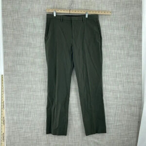 Banana Republic Slim Fit dress Pants Mens 35x32 green 2217